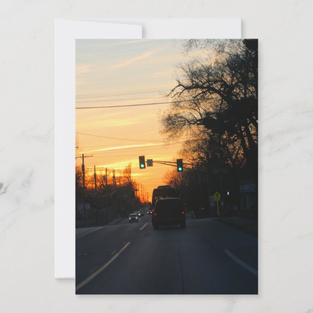 Sunset Holiday Card (Front)