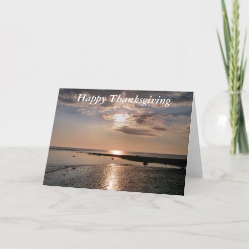 SUNSET HOLIDAY CARD