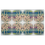 Sunset Hollyhock Fabric