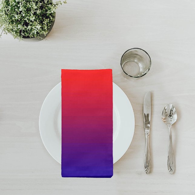 Sunset Horizon Blended Abstract Cloth Napkin (Creator Uploaded)