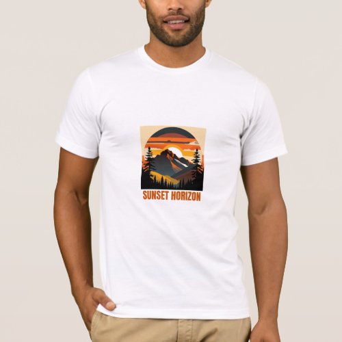 Sunset horizon T_Shirt