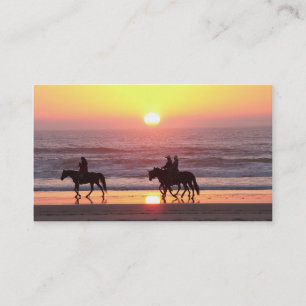 Sunset Horse Business Card