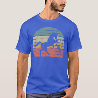 Sunset Horse Horse Owner Horses retro T-Shirt