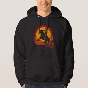 Sunset Horse Lover Racing Cute Womens Equestrian H Hoodie