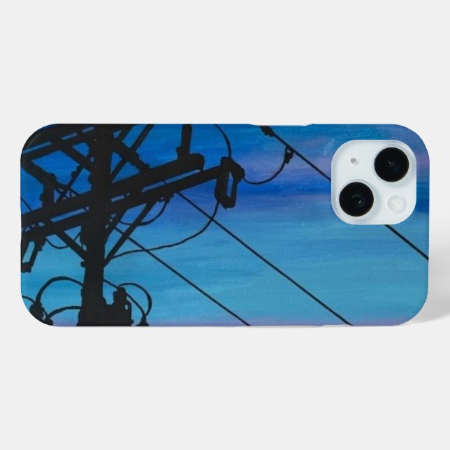 'Sunset Hum' Painting on a  Case-Mate iPhone Case (Back (Horizontal))