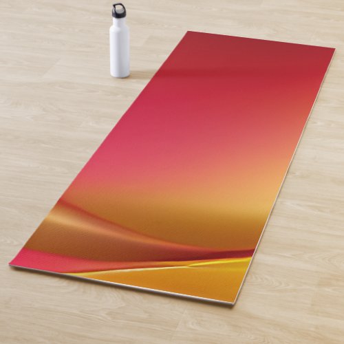 Sunset idea for yoga mat