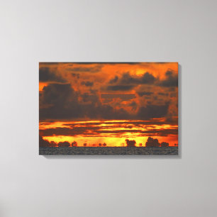 SUNSET ILLUSION 16x24 Canvas Print