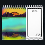 Sunset illustration Calendar<br><div class="desc">Sunset illustration Calendar</div>