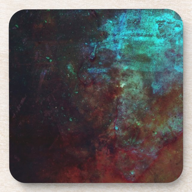 Sunset in Abstract Drink Coaster (Front)