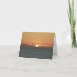Sunset in Antigua I Seascape Photography Card