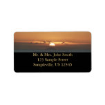 Sunset in Antigua I Seascape Photography Label