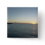 Sunset in Antigua II Island Seascape Button