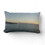 Sunset in Antigua II Island Seascape Lumbar Pillow
