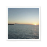 Sunset in Antigua II Island Seascape Napkins
