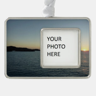 Sunset in Antigua II Island Seascape Ornament