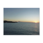 Sunset in Antigua II Island Seascape Postcard