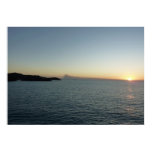 Sunset in Antigua II Island Seascape Poster