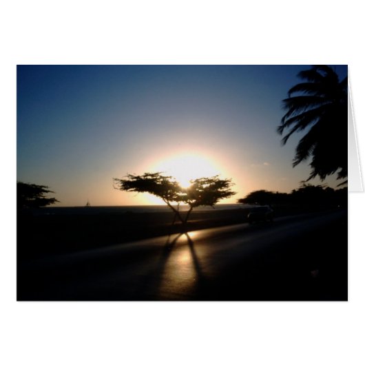 Sunset in Aruba Cards (Front Horizontal)