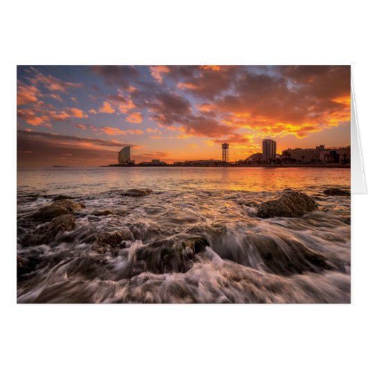Sunset In Barcelona (Front Horizontal)