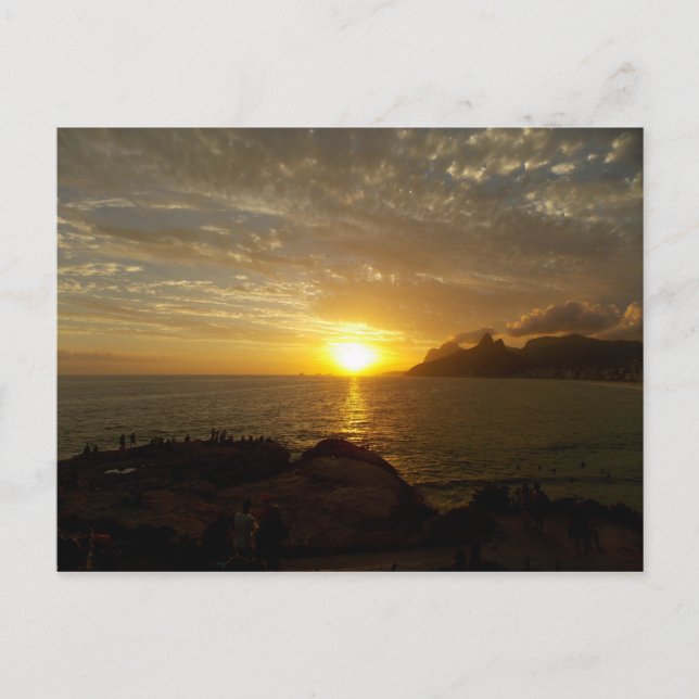 Sunset in Brazil Postcard (Front)