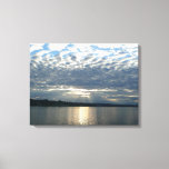 Sunset in British Columbia Canadian Seascape Canvas Print