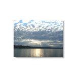 Sunset in British Columbia Canadian Seascape Canvas Print