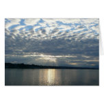 Sunset in British Columbia Canadian Seascape Card