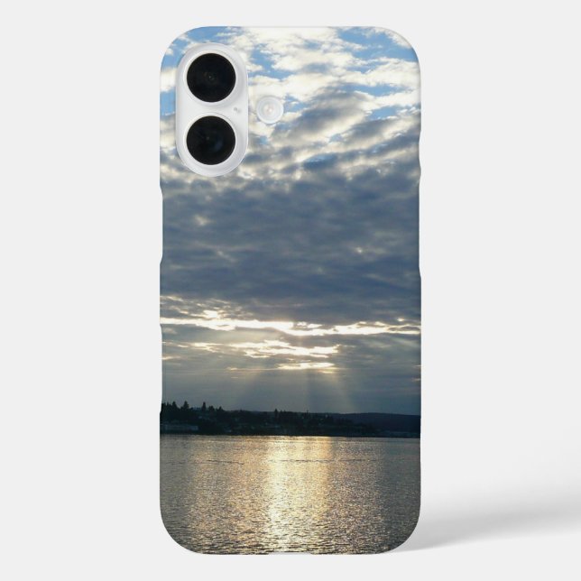 Sunset in British Columbia Canadian Seascape Case-Mate iPhone Case (Back)