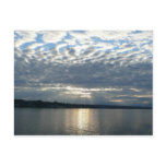 Sunset in British Columbia Canadian Seascape Postcard