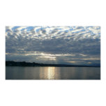 Sunset in British Columbia Canadian Seascape Poster