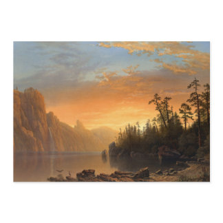 Sunset in California | Albert Bierstadt Cards