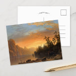 Sunset in California | Albert Bierstadt Postcard