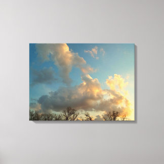 Sunset in central Illinois Canvas Print