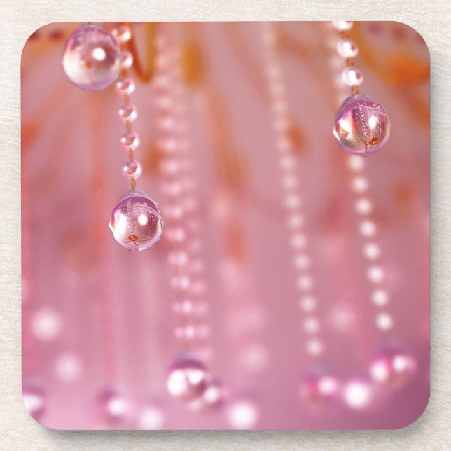 Sunset in Crystal Cork Coaster (Front)