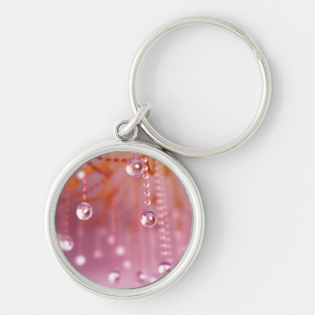 Sunset in Crystal Keychain (Front)