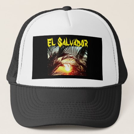 Sunset In El Salvador Trucker Hat