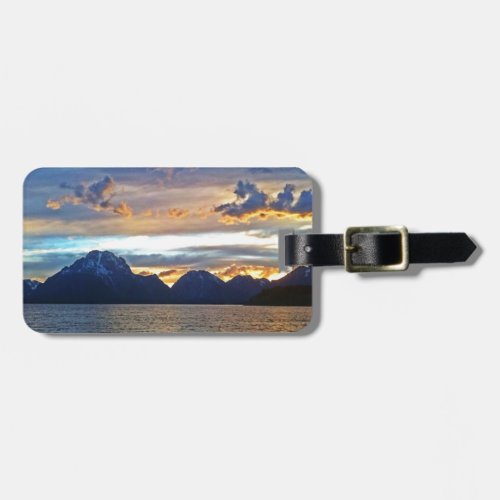 Sunset in Grand Teton National Park Luggage Tag