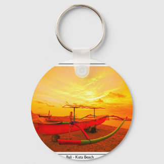 Sunset in Kuta Keychain