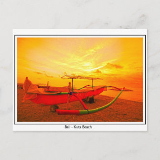 Sunset in Kuta Postcard