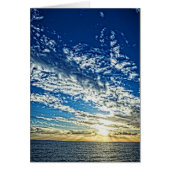 Sunset in Liguria - the Cinque Terre Card (Front)