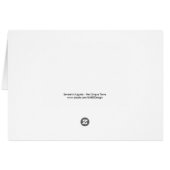 Sunset in Liguria - the Cinque Terre Card (Back Horizontal)