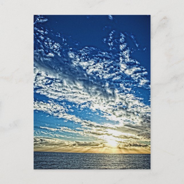 Sunset in Liguria - the Cinque Terre Postcard (Front)