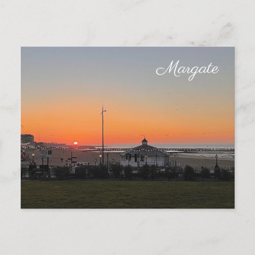 Sunset in Margate Postcard