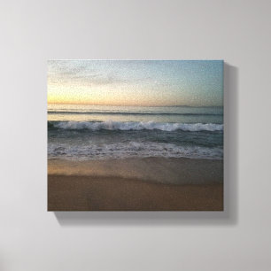 Sunset in Monterey Bay Canvas Print