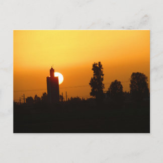 Sunset in Morocco Postcard