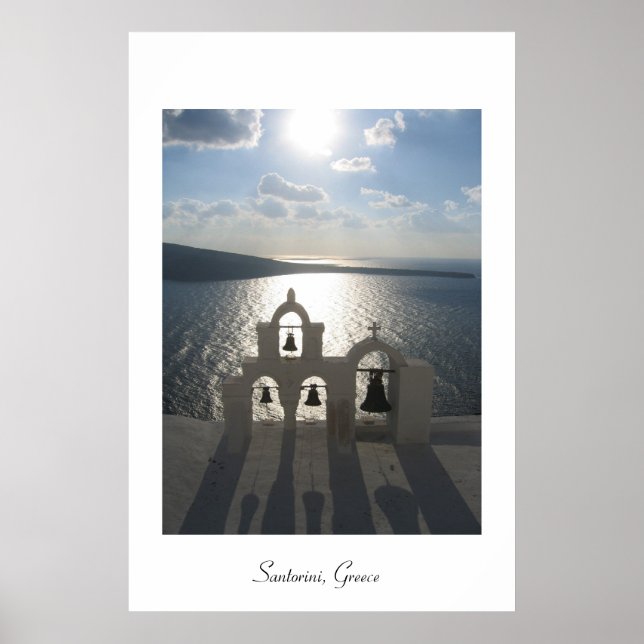 Sunset in Oia Poster (Front)