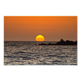Sunset in Paphos, Cyprus (2532) Photo Print