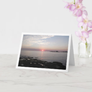 Sunset in Paphos, Cyprus Card