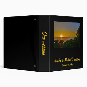 Sunset in Paradise Photo Album 3 Ring Binder