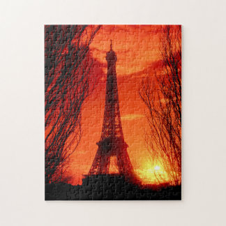 Sunset in Paris Jigsaw Puzzle